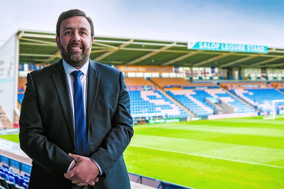 Shin Aujla appointed to key role at the Shrewsbury Town Foundation