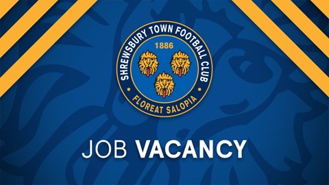 Vacancy | Shrewsbury Town Part Time Academy Age Group Coach