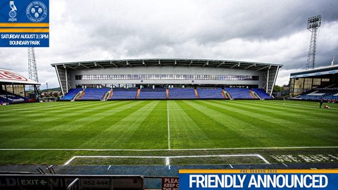 Pre-season Friendlies 2024 | Town to visit Oldham Athletic in August
